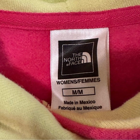 The North Face Pink Yellow Multicolor Hoodie - Picture 6 of 8